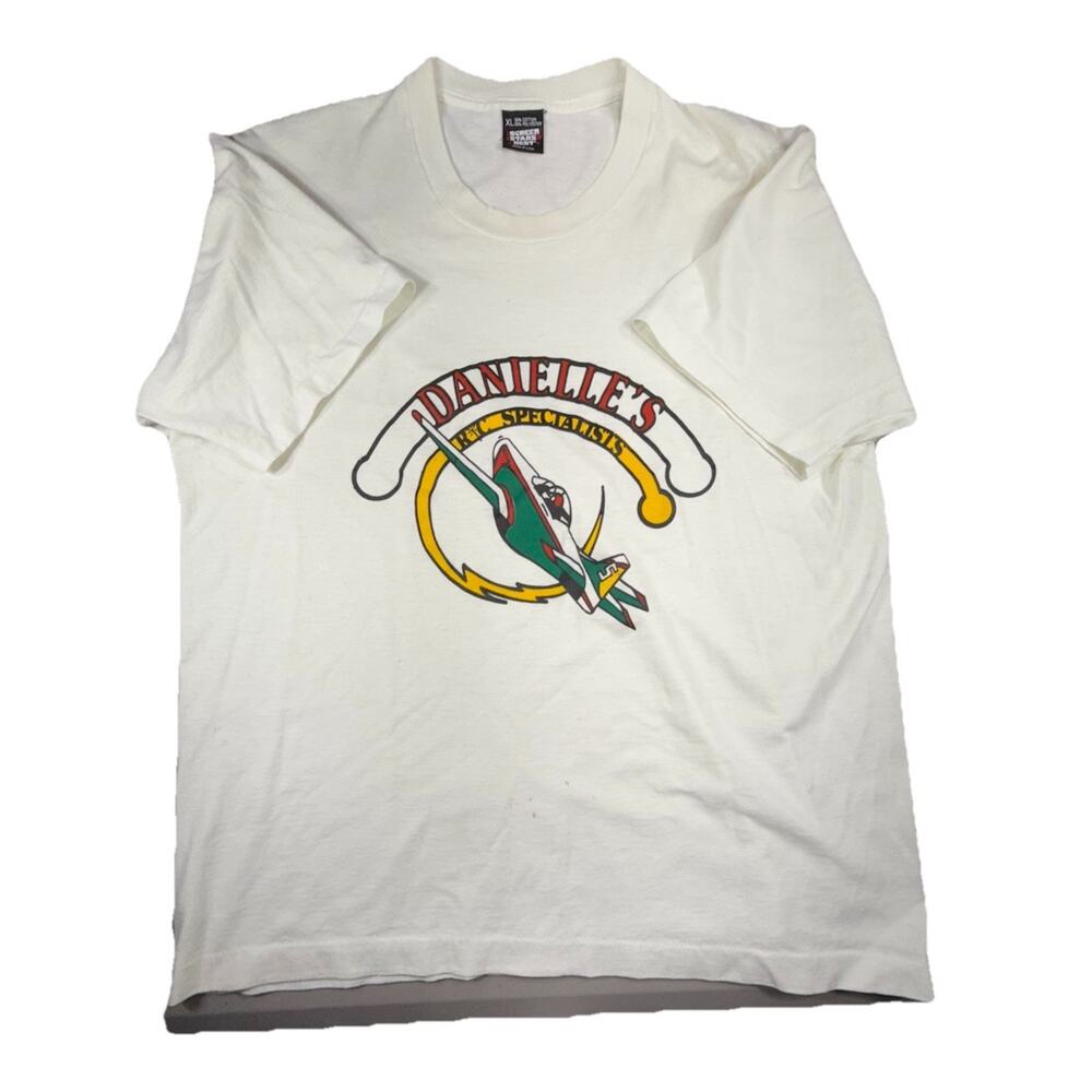 Vintage Danielle’s Rc Specialist Plane Graphic Shirt men’s size XL